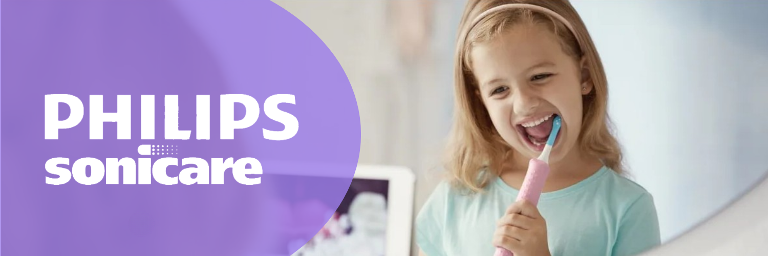 Rezerve pentru periuta de dinti Sonicare Kids, +7 ani, HX6042/90, 2 buc, Philips